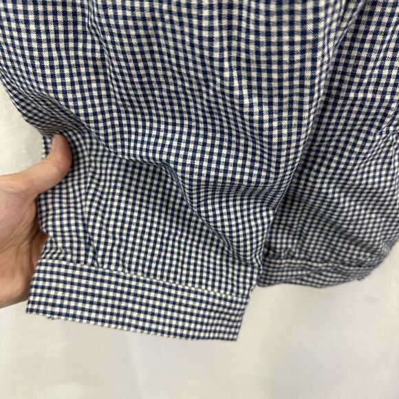 Toddler Kids Blue Gingham Print Overalls Jumper Handmade Size 4T Unisex - Picture 7 of 13